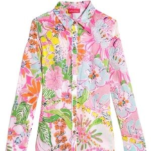 Lilly Pulitzer for Target Nosey Posey Button Down